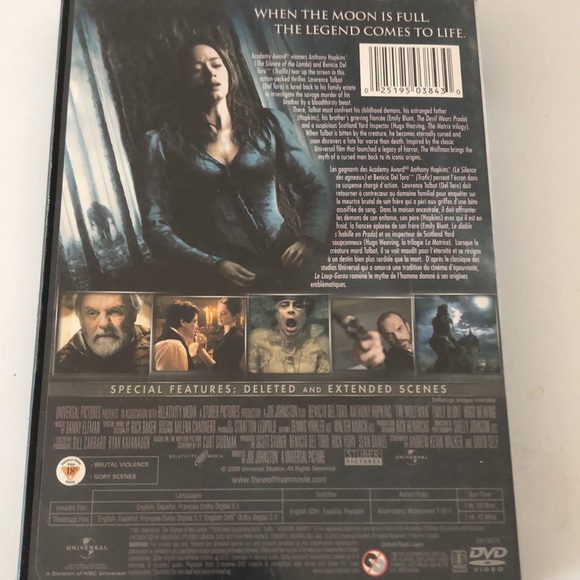 10/$20 DVD - Wolfman - horror movie - Picture 3 of 3